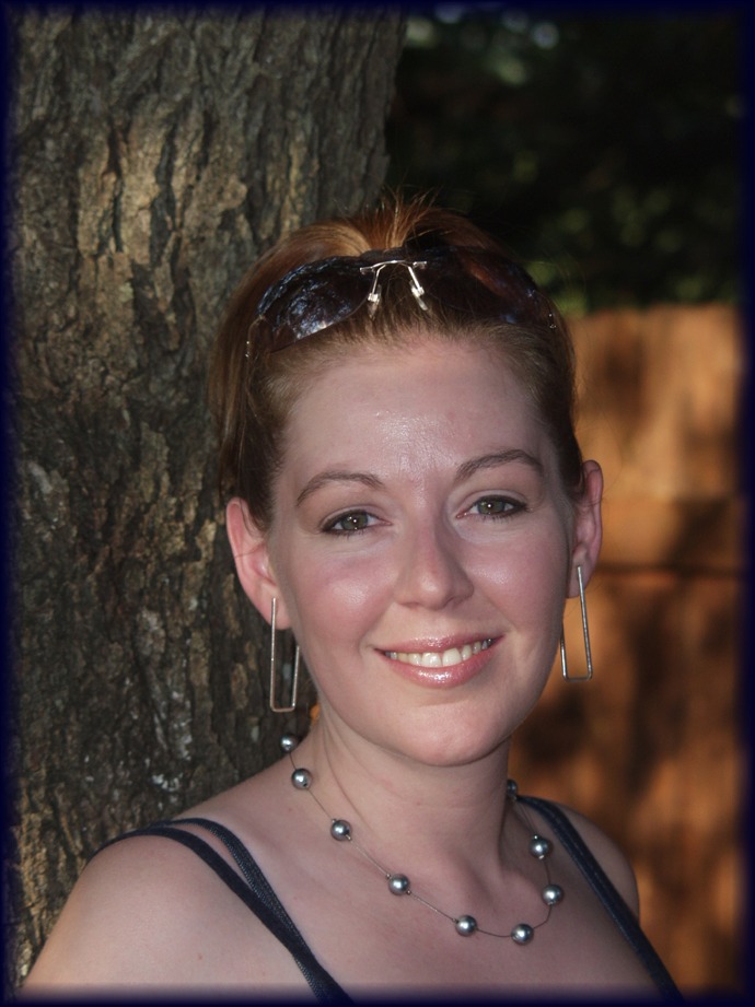 Deb, taken in our backyard